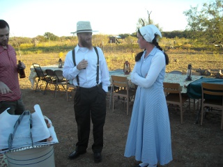 Mark and Tracy at Their Betrothal Party