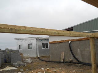 Meat Dryer Rebar Holder in Place