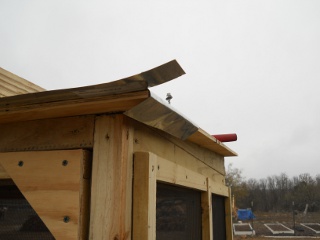 Meat Dryer Installing Roof Flashing