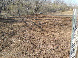 Garden 1 Mulch Covering Complete