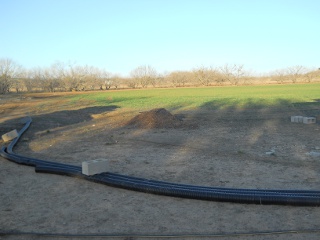 First Pile of Mulch for Garden 2