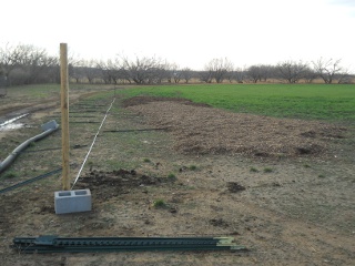 Starting Garden 2 Fence Posts