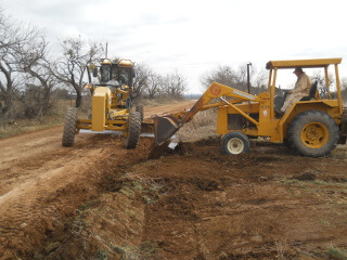 Burying Culvert Pipe