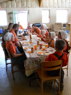 Mar 17, 2011 Protestant Orange Day Eating the Meal