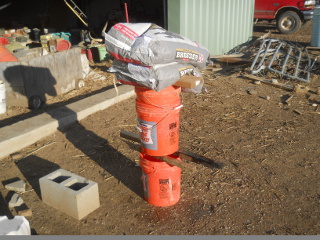 Feed Bags Pressing the Paper