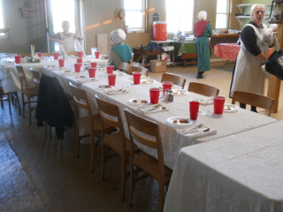 Passover Table Preparation