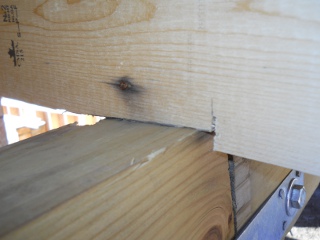 Porch Roof Rafters Seat Cut