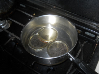 Boiling Canning Jar Lids