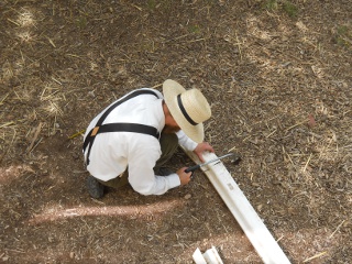 Fall Ranchfest 2012 Cottage Rain Harvesting Gutter Cutting