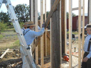 Fall Ranchfest 2012 Water Tower Framing and Siding