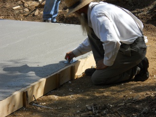 Spring Ranchfest 2012 Edging the Concrete