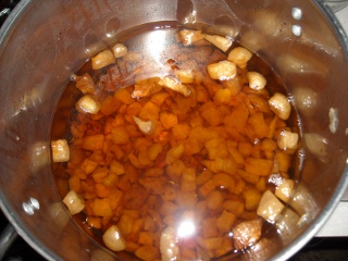 Pig Fat Cracklins Sunk to Bottom of Pot