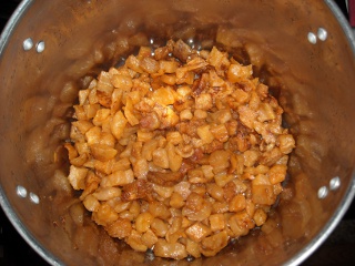 Cracklins Left After Spooning Out Last of Melted Pig Fat