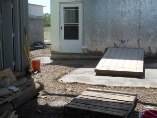 Root Cellar/Storm Shelter Footer Concrete Pour Complete