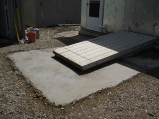 And Another Angle of Finished Concrete Footer