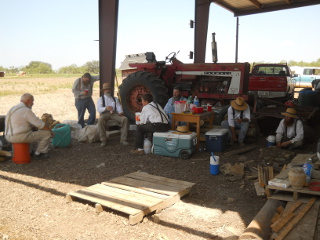 The Root Cellar/Storm Shelter West Footer Concrete Crew