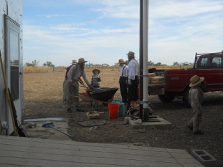 Mixing Concrete by Hand