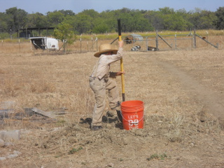 Getting Dirt to Mix in Concrete