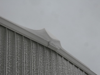 Wave Snow Drift Off the Barn