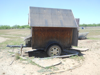 Solar Trailer with Panels Removed