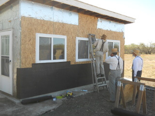 Summer Kitchen All Windows & OSB in Place