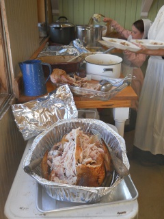 Thanksgiving 2011 Main Course Table