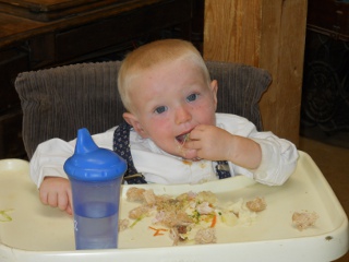 Thanksgiving 2011 Timothy Eating