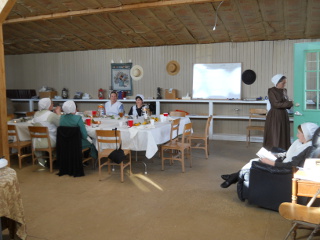 Thanksgiving 2012 Ladies Enjoying Fellowshipping After the Meal