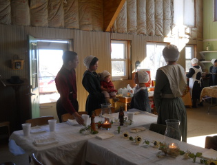 Young Folks Before the Meal