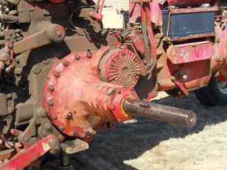 Farmall 806 Tractor Axle and Brakes Installed