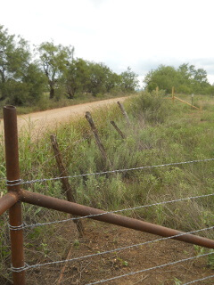 North Field Gateway Fence Entrance