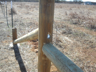Fence Post System Diagonal Cross Piece Bolt