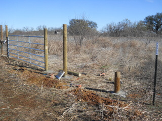 End of Line Fence Posts