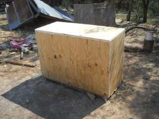 New Well Box with Siding On
