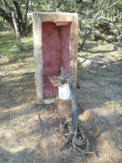 New Well Box in Place Ready to Lower