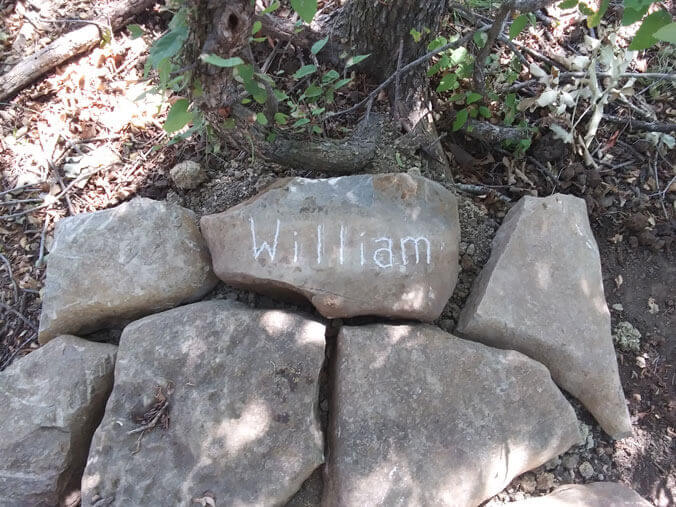 William's Grace Headstone 