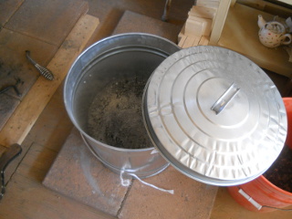 Collected Cook Stove Ashes