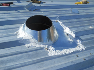 Another View of Stove Pipe Collar