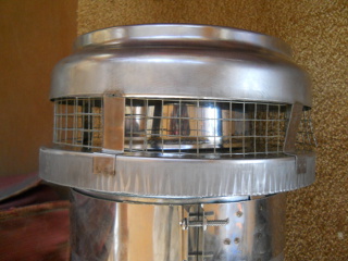 Bird Nest Wire in Stove Cap